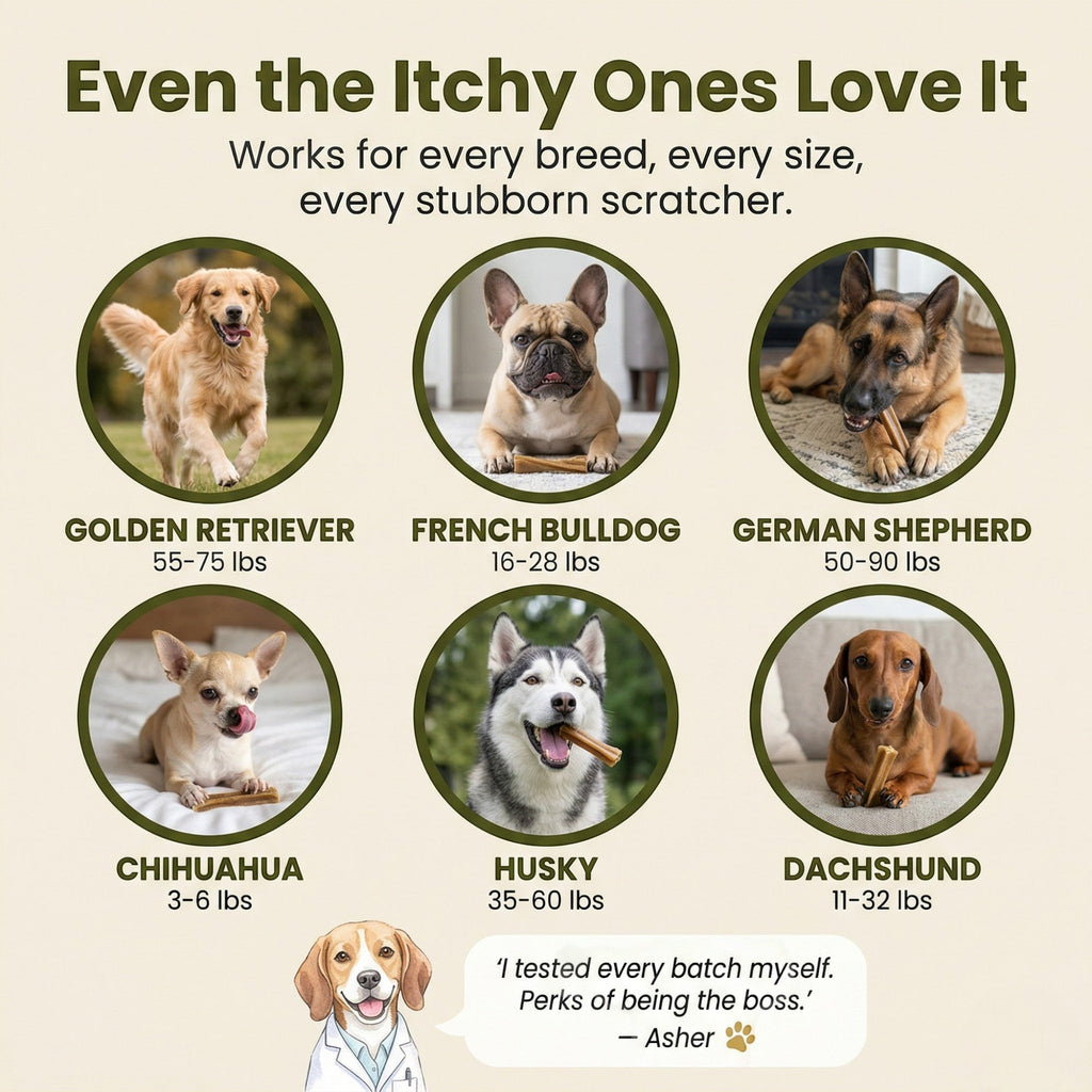 Vet formulated Allergy & Itch Relief Probiotic Chews
